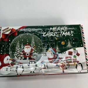 Christmas Advent Calendar 24 Days DIY Globe Ornament Traditional Holiday Scene